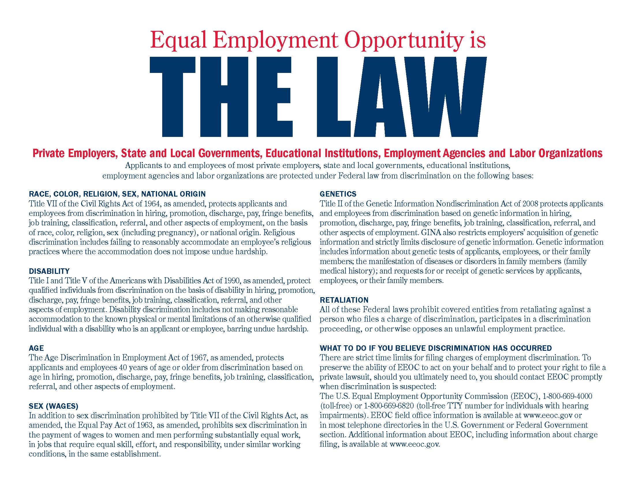 What Is The Equal Employment Opportunity Act Of 1972